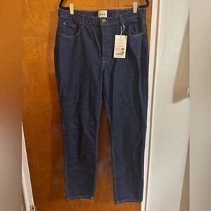 Sezane NWT brut sexy organic cotton jeans in indigo - Tall